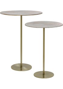 Beistelltisch Mirrors and More "SOLON", gold, B:38,5cm H:53cm, Tische, Beistelltisch