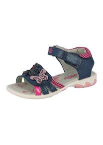 Sandale Lico "Sandale Lindsey V - marine/pink/rosa", M&auml;dchen, Gr. 30, blau, Synthetik, Schuhe Sandale
