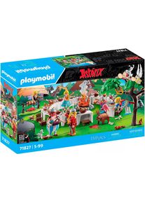 Konstruktions-Spielset Playmobil "Asterix: Das Dorfbankett (71827), Playmobil Asterix", bunt, Spielbausteine, Kinder, Kunststoff, Konstruktions-Spielset, Made in Europe