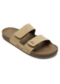 Sandale Quiksilver "Rivi Nubuck", Damen, Gr. 7,5(37,5), beige (tan 1), Lederobermaterial / Textil-Futter / TPR-Sohle, Schuhe Sandale