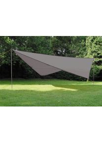 Sonnensegel High Peak "Tarp", grau, Sonnensegel, B/T: 400cm, Polyester, Sonnensegel, B:400cm H:200cm