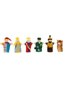 Handpuppe Roba "Kasperfiguren, 6-fach sortiert", bunt, Puppen, Kinder, Stoff, Handpuppe