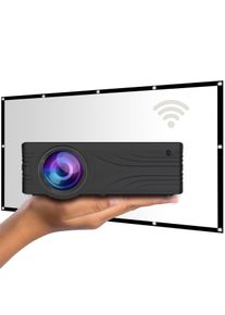 LA VAGUE LED-Beamer "LED-Projektor inkl. LV-STA100FP LV-HD240 Wi-Fi BUNDLE", schwarz, Beamer, LED-Beamer