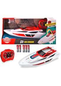 RC-Boot DICKIE TOYS "RC Sea Cruiser, 2,4GHz", wei&szlig;, Fernlenkfahrzeuge, Kinder, Kunststoff, RC-Boot