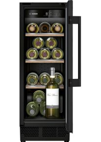 Bosch Weink&uuml;hlschrank "KUW20VHF0", Energieeffizienz: F, schwarz, B:29,8cm H:81,8cm T:56,7cm, Weink&uuml;hlschr&auml;nke, Weink&uuml;hlschrank