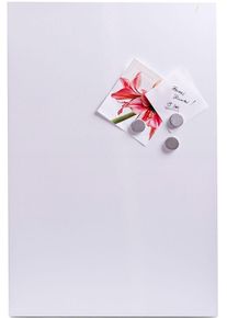 Magnettafel zeller PRESENT, wei&szlig;, B:40cm H:60cm, Metall, Tafeln, Magnettafel