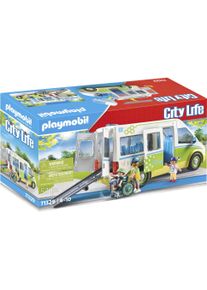 Konstruktions-Spielset Playmobil "Schulbus (71329), My City Life", bunt, Spielbausteine, Kinder, Kunststoff, Konstruktions-Spielset, Made in Europe