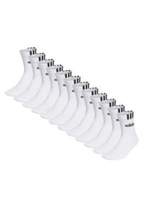 Sneakersocken adidas originals "Socken Cushioned 3S Linear 12er Pack", Damen, Gr. 40-42, braun (wei&szlig;), Obermaterial: 71% Baumwolle CO. 26% Polyester PES. 2% Elasthan EL. 1% Nylon NY., Socken Sneakersocken