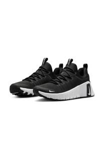 Trainingsschuh Nike "W FREE METCON 6", Damen, Gr. 43, schwarz-wei&szlig; (schwarz, wei&szlig;), Synthetik, Textil, Schuhe Trainingsschuh