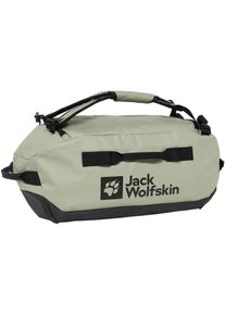 Reisetasche Jack Wolfskin "ALL-IN DUFFLE 35", M&auml;dchen, gr&uuml;n (mint leaf), Obermaterial: 100% Polyester, Taschen Reisetasche, 35 Liter Volumen, aus strapazierf&auml;higem und wasserdichtem Material