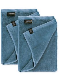 Sch&ouml;ner Wohnen Kollektion Duscht&uuml;cher "Sense", blau, B:70cm L:140cm, Frottee, Obermaterial: 100% Baumwolle, SCH&Ouml;NER WOHNEN-KOLLEKTION, Handt&uuml;cher, Duscht&uuml;cher, mit Velourborte, hautschmeichelnde Airtouch Qualit&auml;t, super weich