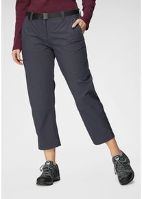 Trekkinghose Maier Sports "7/8 LULA", Damen, Gr. 50, N-Gr, blau (marine), Obermaterial: 90% Polyamid, 10% Elasthan, 7/8-L&auml;nge, Hosen Trekkinghose, 4-Wege-Stretch, auch in gro&szlig;en Gr&ouml;&szlig;en erh&auml;ltlich