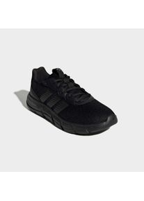 Walkingschuh adidas Sportswear "CLOUDFOAM FLEX LACES", Damen, Gr. 42,5, core schwarz, core schwarz, grau six, Textil, Schuhe Walkingschuh