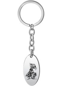 Schl&uuml;sselanh&auml;nger Firetti, silber (edelstahlfarben), Schl&uuml;sselanh&auml;nger, Damen, Edelstahl, Schl&uuml;sselanh&auml;nger