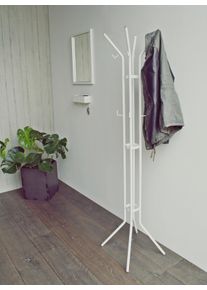 Garderobenst&auml;nder SPINDER DESIGN "JESSY", wei&szlig;, B:40cm H:170cm T:40cm, Metall, Garderobenst&auml;nder, Garderobenst&auml;nder, Metall, H&ouml;he 170 cm