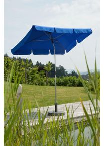 Rechteckschirm Schneider Schirme "Locarno", blau (royalblau), Obermaterial: 100% Polyester, Standschirme, Rechteckschirm, abknickbar, ohne Schirmst&auml;nder