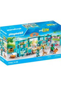 Konstruktions-Spielset Playmobil "Tierhotel (71742), Playmobil My Life", bunt, Spielbausteine, Kinder, Kunststoff, Konstruktions-Spielset, Made in Europe