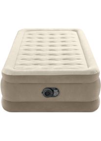 Luftbett Intex "DuraBeam UltraPlush" Gr. 99, beige, Luftbetten, B/H/L: 99cm x 46cm x 191cm, PVC, Viskose, Luftbett, B:99cm H:46cm L:191cm