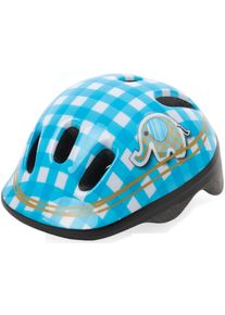 Kinderhelm Polisport "Babyhelm Elefant Gr. 44-48cm" Gr. XXS, blau (blau (elephant)), Helme, Kinder, XXS Kopfumfang: 44cm - 48cm, Kinderhelm