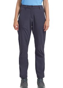 Trekkinghose Jack Wolfskin "HIKING ALPINE PANTS W", Damen, Gr. 42, Normalgr&ouml;&szlig;en, grau (graphite), Obermaterial: 87% Polyester, 13% sonstige Fasern, Hosen Trekkinghose