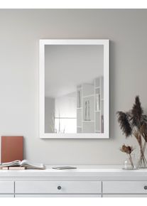 Dekospiegel Mirrors and More "KIM", wei&szlig;, B:48cm H:68cm T:1,6cm, MDF, Spiegel, Dekospiegel, Wandspiegel