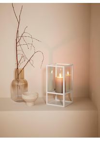 Windlicht "Zhara", braun (caramel), B:15cm H:30cm T:15cm, Glas, Metall, LeGer Home by Lena Gercke, Kerzenhalter, Windlicht, aus Metall und Glas