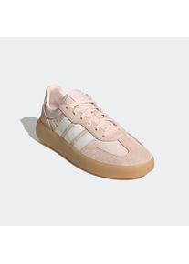 Sneaker adidas Sportswear "BARREDA DECODE", Damen, Gr. 38,5, wonder quartz, sanftes wei&szlig;, gum 3, Leder, Textil, Schuhe Sneaker, inspiriert vom Design des adidas handball spezial
