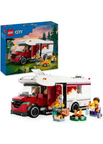 Konstruktionsspielsteine Lego "Abenteuer-Wohnmobil (60454), Lego City", bunt, Spielbausteine, Kinder, Kunststoff, Konstruktionsspielsteine, Made in Europe