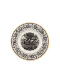 Fr&uuml;hst&uuml;cksteller VILLEROY & BOCH "Fr&uuml;hst&uuml;cksteller Audun Ferme &oslash; 21,6 cm wei&szlig;-grau-gelb", bunt (wei&szlig;, grau, gelb), Speiseteller, Fr&uuml;hst&uuml;cksteller