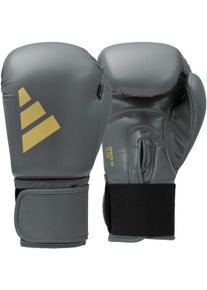 Boxhandschuhe adidas Performance "adidas Speed 50" Gr. 16, gold (ash grau, gold), Boxhandschuhe, 16 16, Kunstleder, Boxhandschuhe