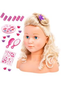 Schminkkopf BAYER "Super Model", beige (natur), Frisierk&ouml;pfe, KinderH:27cm, Schminkkopf, H:27cm