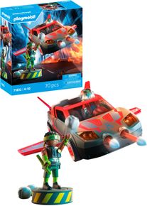Konstruktions-Spielset Playmobil "Helden-Multifunktionsfahrzeug (71832), Heroes", bunt, Spielbausteine, Kinder, Kunststoff, Konstruktions-Spielset, Made in Europe