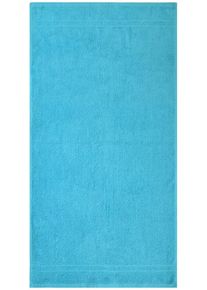 Badet&uuml;cher Dyckhoff "Kristall", blau (t&uuml;rkis), B:100cm L:150cm, Frottier, Obermaterial: 100% Baumwolle, Handt&uuml;cher, Badet&uuml;cher, mit Bord&uuml;ren