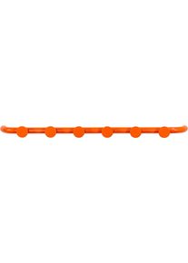 Garderobenleiste SPINDER DESIGN "RETRO 6 Wandgarderobe", orange (pure orange), B:75cm H:4,5cm T:9,6cm, Metall, Garderobenhalter, Garderobenleiste