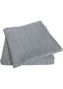 Stoffserviette Adam "Graphic Ventus Light" Gr. 1, blau (rauchblau), B:30cm L:30cm, Obermaterial: 100% Baumwolle, Servietten, Stoffserviette
