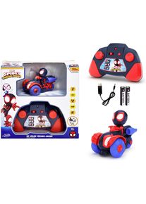 RC-Auto DICKIE TOYS "RC Miles Techno-Racer 1:50", blau (rot, blaugrau), Fernlenkfahrzeuge, Kinder, RC-Auto