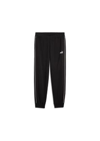 Trainingshose Puma "SPORT COMFORT SWEATPANTS TR CL", Damen, Gr. M, N-Gr, schwarz (Puma schwarz), Sweatware, Obermaterial: 68% Baumwolle, 32% Polyester, unifarben, comfort fit normal, Hosen Trainingshose, mit Eingrifftaschen, mit No. 1 Logo-Gummidruck, mit Paspeldetails