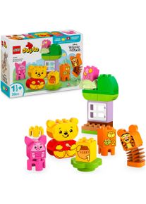 Konstruktionsspielsteine Lego "Winnie Puuhs Geburtstagsparty (10457), Lego DUPLO Disney &trade;", bunt, Spielbausteine, Baby, Kunststoff, Konstruktionsspielsteine, Made in Europe
