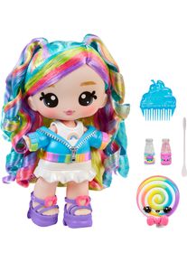 Anziehpuppe YUMMILAND "Yummiland Large Doll + Lip Gloss Pet- Rainbow (Skyler Rainbow Belt)", bunt, Puppen, KinderH:25cm, Anziehpuppe, duftend, H:25cm