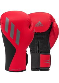 Boxhandschuhe adidas Performance "Speed Tilt 150" Gr. 10, rot (rot, schwarz), Boxhandschuhe, 10 10, Kunstleder, Boxhandschuhe