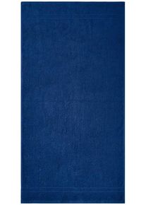 Badet&uuml;cher Dyckhoff "Kristall", blau (marine), B:100cm L:150cm, Frottier, Obermaterial: 100% Baumwolle, Handt&uuml;cher, Badet&uuml;cher, mit Bord&uuml;ren