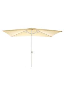 Sonnenschirm Vcm "Sonnenschirm eckig ca. 300x200", beige, Obermaterial: 100% Sonstiges Material (Ananasfaser) AM_PF ., Standschirme, Sonnenschirm
