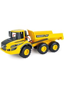 Spielzeug-Kipper LENA "Worxx Knickgelenkkipper Volvo A25G", gelb, Spielzeugfahrzeuge, KinderB:19cm H:22cm T:57cm, Kunststoff, Spielzeug-Kipper, Made in Europe, B:19cm H:22cm T:57cm