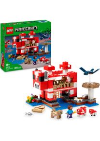 Konstruktionsspielsteine Lego "Das Pilzkuh-Haus (21270), Lego Minecraft", bunt, Spielbausteine, Kinder, Kunststoff, Konstruktionsspielsteine, Made in Europe