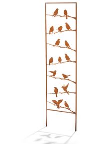 Gartenstecker Locker "76044-06", braun, B:39cm H:139cm, Metall, Gartenstecker, Gartenstecker