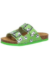 Hausschuh Lico "Pantolette Bioline Universe", M&auml;dchen, Gr. 36, gr&uuml;n, Synthetik, Schuhe Hausschuh