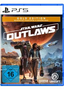 Ubisoft Spielesoftware "Star Wars Outlaws Gold Edition", transparent (wei&szlig;, neutral), PlayStation 5, Spielesoftware, Spielesoftware