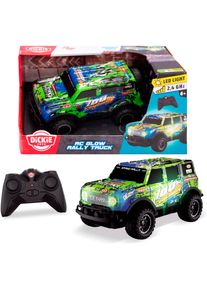 RC-Auto DICKIE TOYS "RC Glow Rally Truck", bunt, Fernlenkfahrzeuge, Kinder, Kunststoff, RC-Auto, mit Licht und Gummireifen
