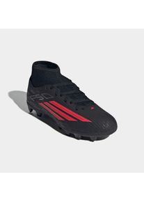 Fu&szlig;ballschuh adidas Performance "F50 CLUB MID FIRM GROUND/MULTI GROUND KIDS", Kinder, Gr. 37, core schwarz, lucid rot, core schwarz, Synthetik, Textil, Schuhe Fu&szlig;ballschuh, f&uuml;r viele verschiedene B&ouml;den geeignet, f&uuml;r Kinder & Jugendliche