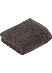 Seiftuch Vossen "Vienna Style Supersoft", slate grau, B:30cm L:30cm, Walkfrottee, Walkfrottee, Handt&uuml;cher, Seiftuch, Waschlappen im Set, supersoft Baumwolle